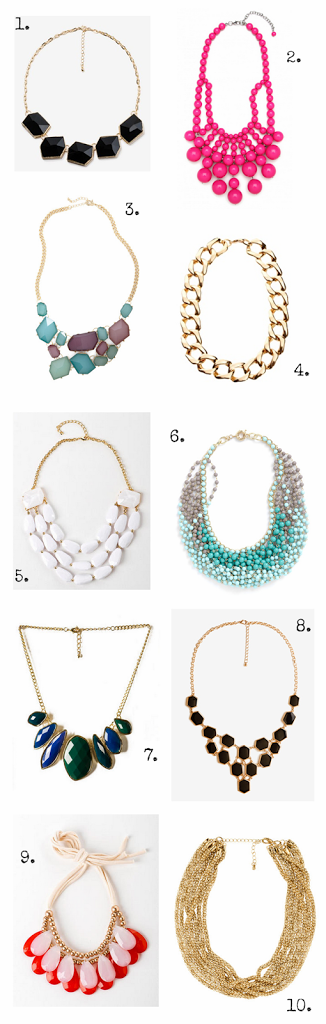 budget friendly // statement necklaces. - Pretty & Fun