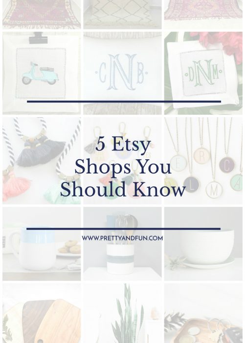 Best Etsy Shops | 5 Shops You Should Know | Pretty & Fun